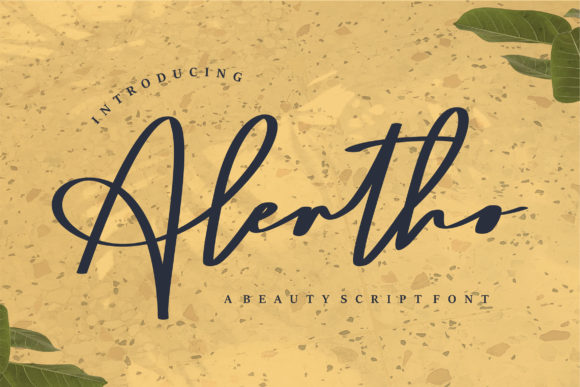 Alertho: A Timeless Handwritten Font