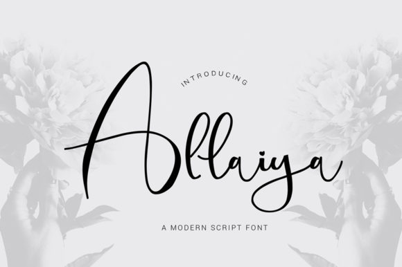 Allaiya: A Modern Script Font