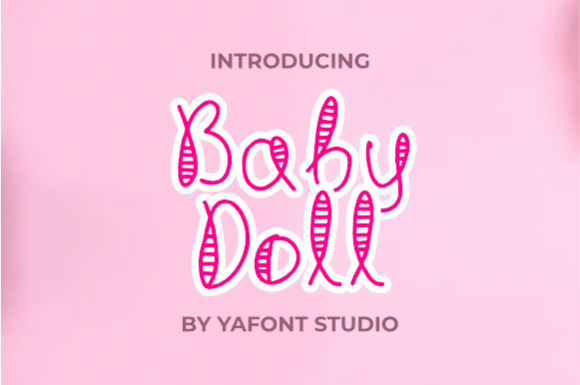 Baby Doll: A Sweet Handwritten Font