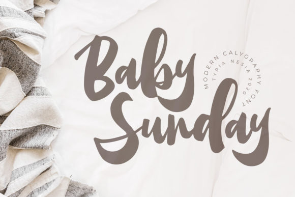 Baby Sunday: A Bold Handwritten Font for Web Design