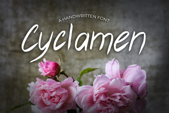 Cyclamen Font: Timeless Handwritten Style