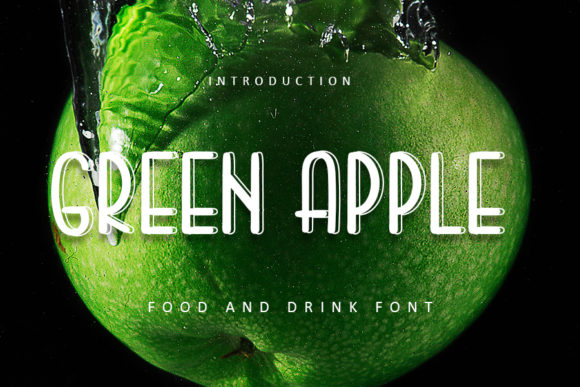 Green Apple Font for Creative Projects
