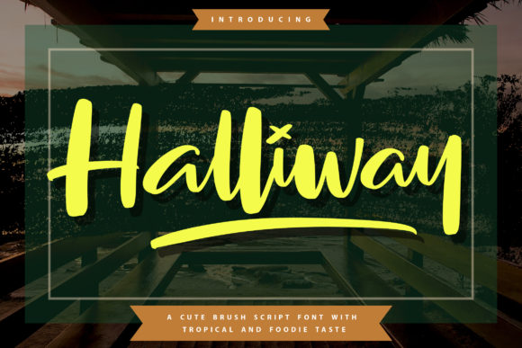 Halliway: A Bold Handwritten Font for Creative Projects