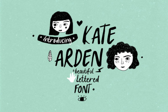 Kate Arden: A Hand-Lettered Font for Creative Projects