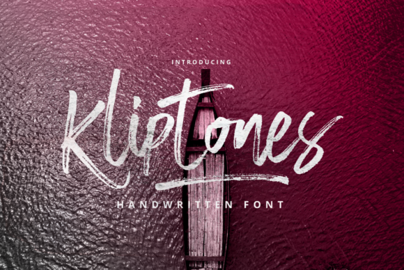 Kliptones: A Handwritten Font for Web Design