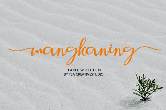 Mangkaning: A Handwritten Font for Web Design