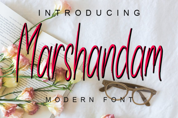 Marshandam: A Tall, Thin Handwritten Font