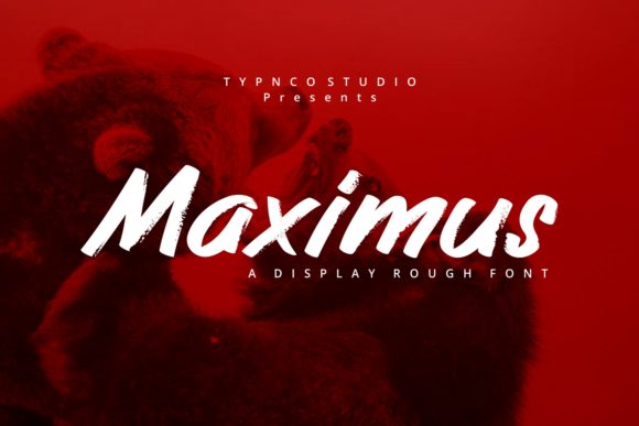 Maximus: A Brushed Handwritten Font