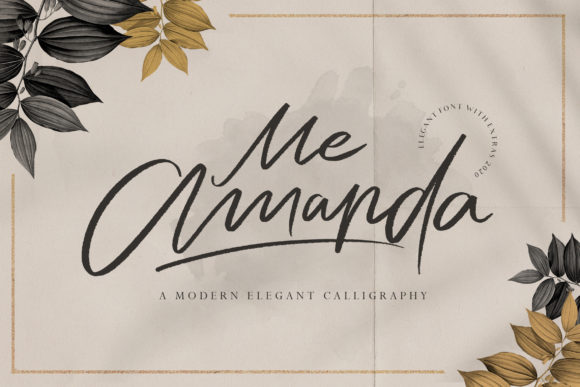 Me Amanda: A Modern Calligraphy Font