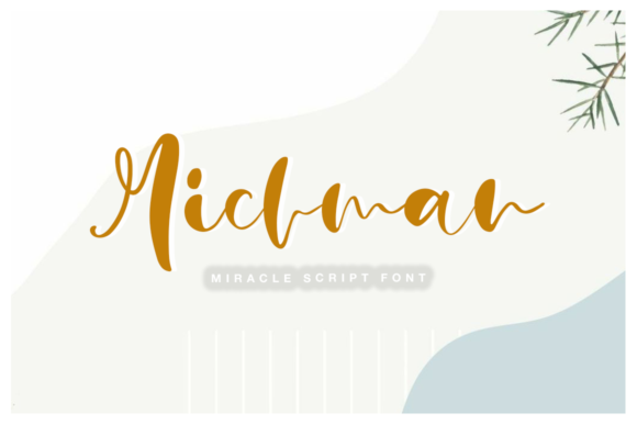 Michman: A Trendy Handwritten Font