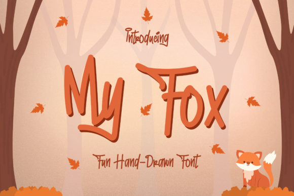 My Fox Font: Playful Typography for Editorial Design