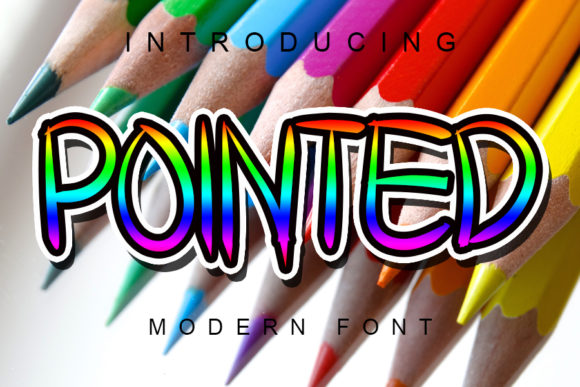 Pointed: A Flowing Handwritten Font