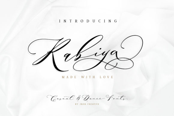 Rabiya: A Script Font for Modern Marketing