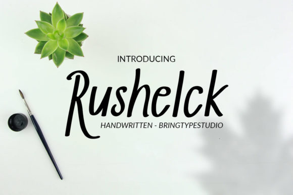 Rushelck: A Friendly Font for Business