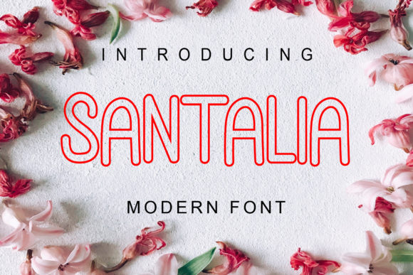 Santalia: A Font That Speaks Clearly