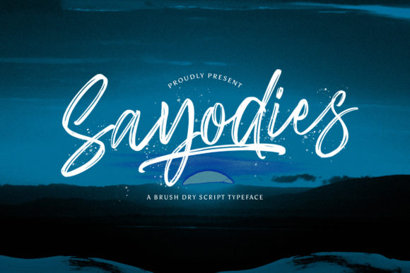 Sayodies: A Flowing Script Font for Elegant Design