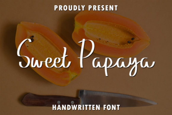 Sweet Papaya Font for Elegant Design